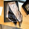 Luxury Long Silk Scarf Female Animal Horse Print Thin Narrow Scarf Bag Hair Band Ribbon Scarfs Women Neckerchief