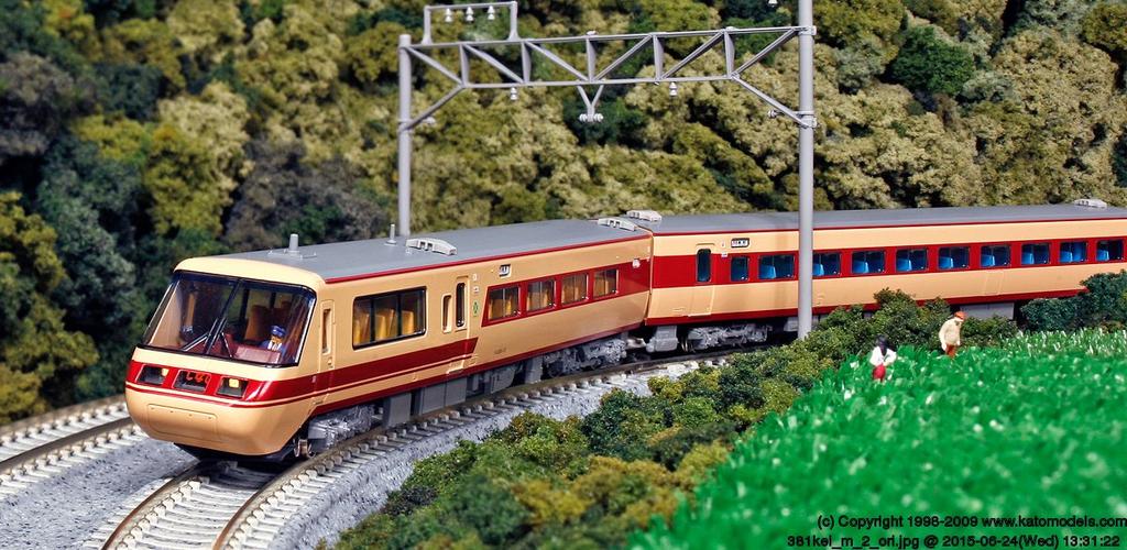KATO Модель поезда N gauge серия 381 Panorama Shinano 6-вагонный набор 10-1248