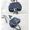 Water-Resistant Bike Rear Seats Saddles Bags Bike Luggage Carriers Trunk Bag with Reflective Trim Cycling Rear Rack Bag
