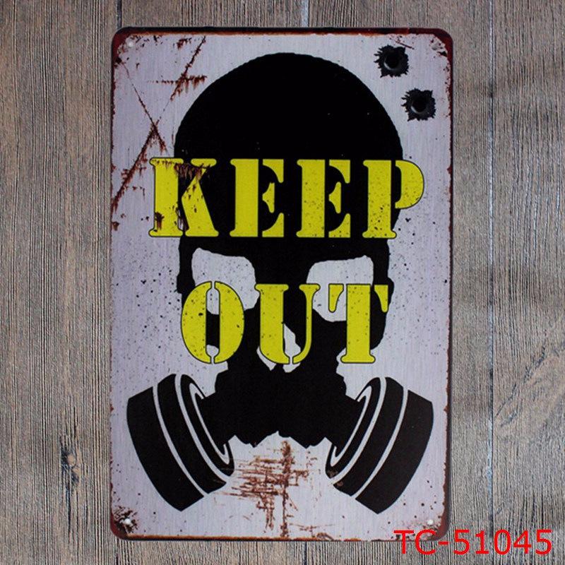 Custom Gun Humor Tin Sign for Restaurant, Bar, or KTV Decor