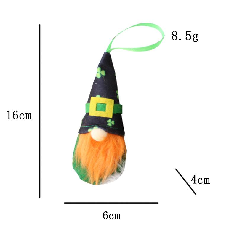Кукла-подвеска «Зеленый эльф» на ирландский фестиваль. Украшения для окон ко Дню Святого Патрика
