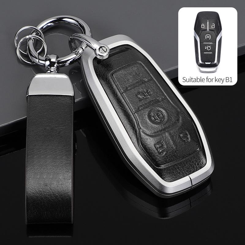 Metal Protective Key Shell for 2015-2017 Ford Mustang - Unisex Design