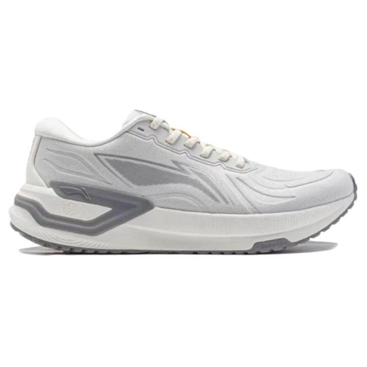 Li Ning YueYing 3.0 Износостойкие Дышащие Низкие Беговые Кроссовки Мужские Серый Белый ARHU003-1