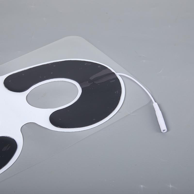 Нетканый самоклеящийся чехол для маски для глаз Ems Tens, электродная накладка для электронного массажера с импульсной терапией и отверстием для штекера