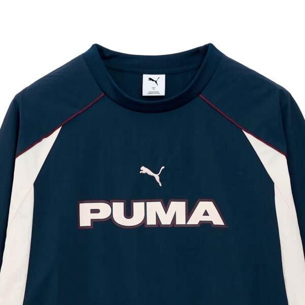Puma Плетеная футболка с длинным рукавом Crew Heritage Football 636281