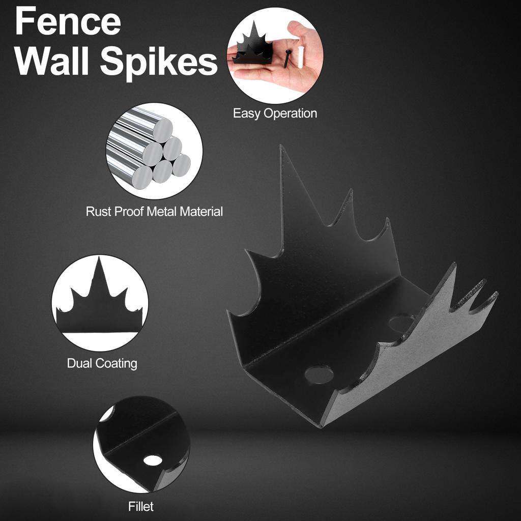 Wall Security Spikes Fence Bird Defender Anti Theft Spikes Multifunctional Outdoor Fence Bird Spikes Garden Protection Tools