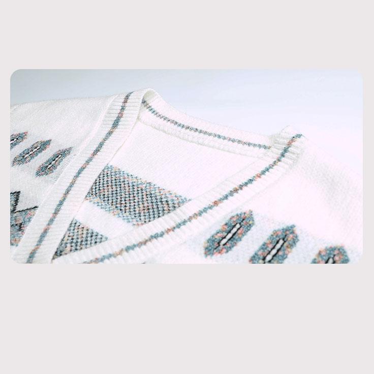 Женский осенне-зимний свитер контрастного цвета, однобортный вязаный повседневный кардиган, пальто для женщин