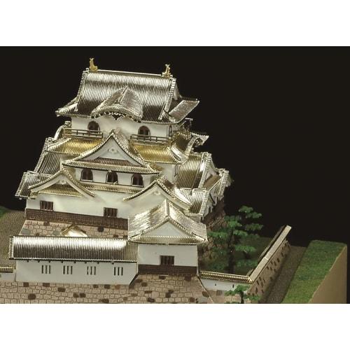 Doyusha 1/280 Japanese Castle Deluxe Gold Hikone Castle Plastic Model DG-5 Molded Color