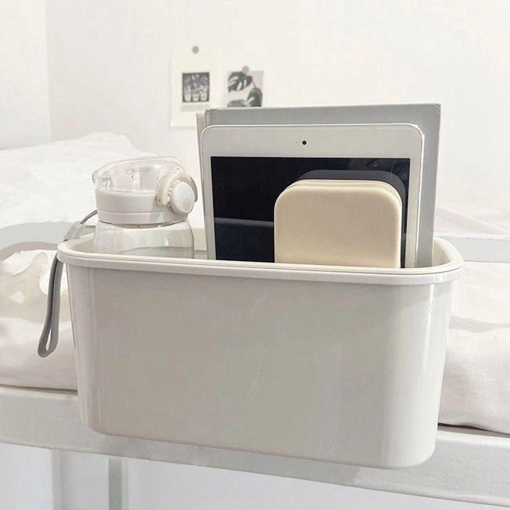 Прочная пластиковая прикроватная подвесная корзина серая компактная подвесная мусорная корзина без крышки маленькое мусорное ведро для кухни