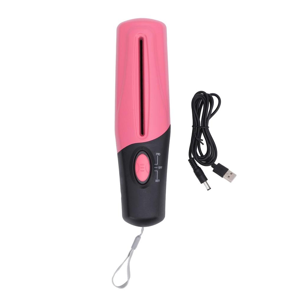 Портативный ручной мини-шредер, USB-резак для документов, машина для измельчения для офиса и дома, идеально подходит для счетов и квитанций, розовый
