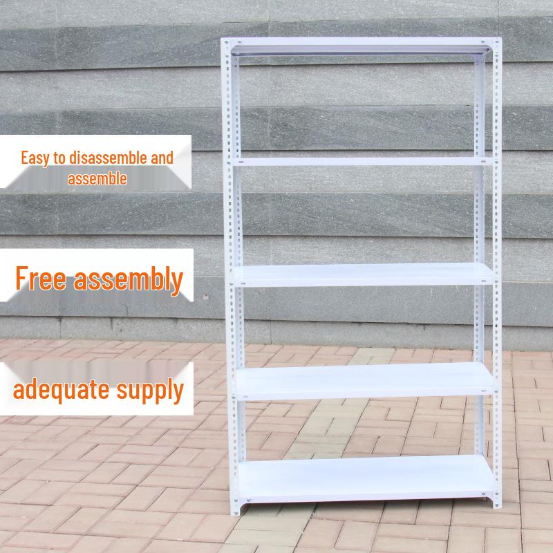 Light-Duty Angle Steel Shelves: Ideal for Home, Display, Shoe, Grocery, and Supermarket Storage