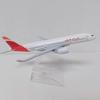 Модель самолета Air Iberia Airways 16 см, масштаб 1/400, A350, Авиация, Самолет, Модель самолета из металлического сплава, Декор для дисплея