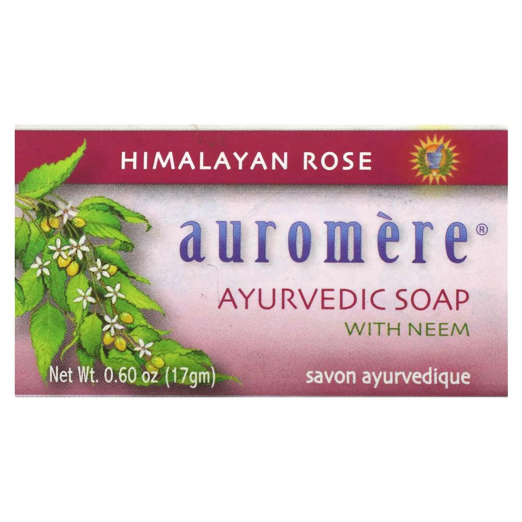 Ayurvedic Soap Bar with Neem, Himalayan Rose, 17G(0.6Oz)