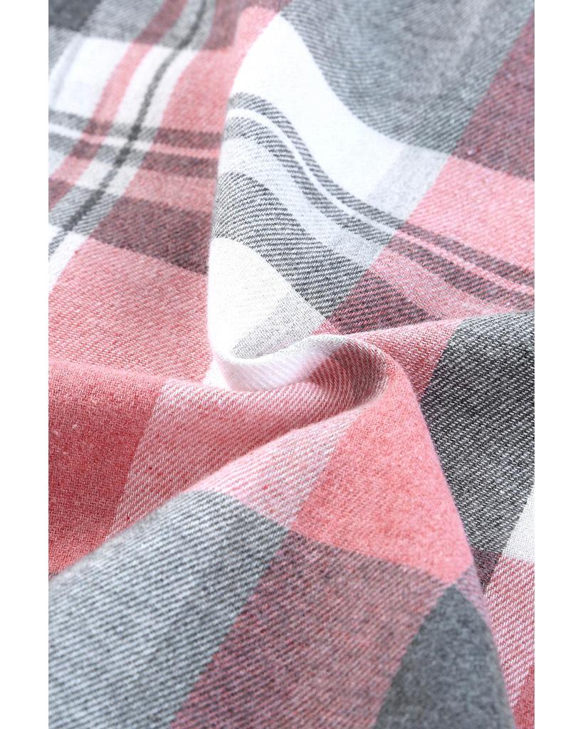 Azura Exchange Рубашка в клетку на пуговицах