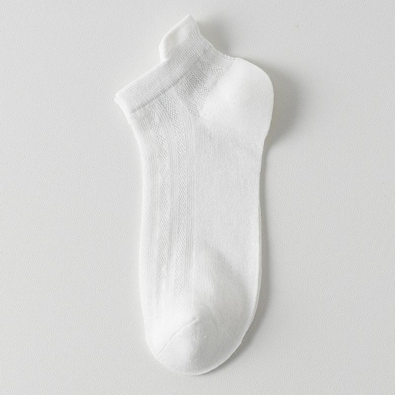7 пар женских летних тонких хлопковых сетчатых дышащих спортивных коротких носков с подъемом ушей