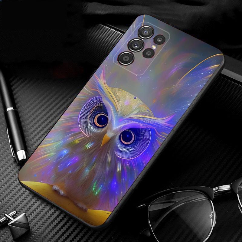 Fantasy owl Phone Case For Samsung A35 A55 A54 A15 A25 A05s A05 A22 A24 A52 A33 A34 M34 M14 M54 M23