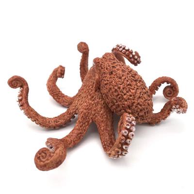 Реалистичная модель морского осьминога из цельного пластика, украшения для вечеринки в океане