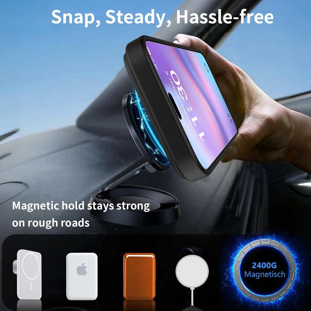 Fit iPhone 17 Pro Matte flush Stand Case, Compatible with MagSafe Shockproof Slim Protection Cover For iPhone 17 Pro Max