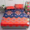 Printed Bed Sheet Cover Non-slip and Dustproof Mattress Elastic Band Protector Fitted Sheet (Without Pillowcase)