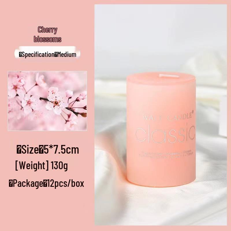 Красочные цилиндрические ароматические свечи - Бездымные для экстренных случаев, свадеб, дней рождения и украшения церкви или отеля