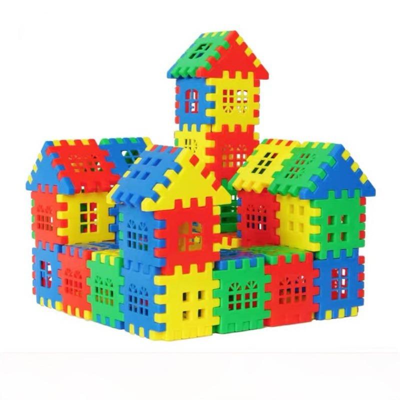 Building Blocks Large Particle Children's Educational Toy Building Blocks Castle House