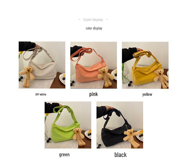Плюшевая сумка кроссбоди в виде собаки Тедди - Многоцветный нейлоновый кулон для девочек