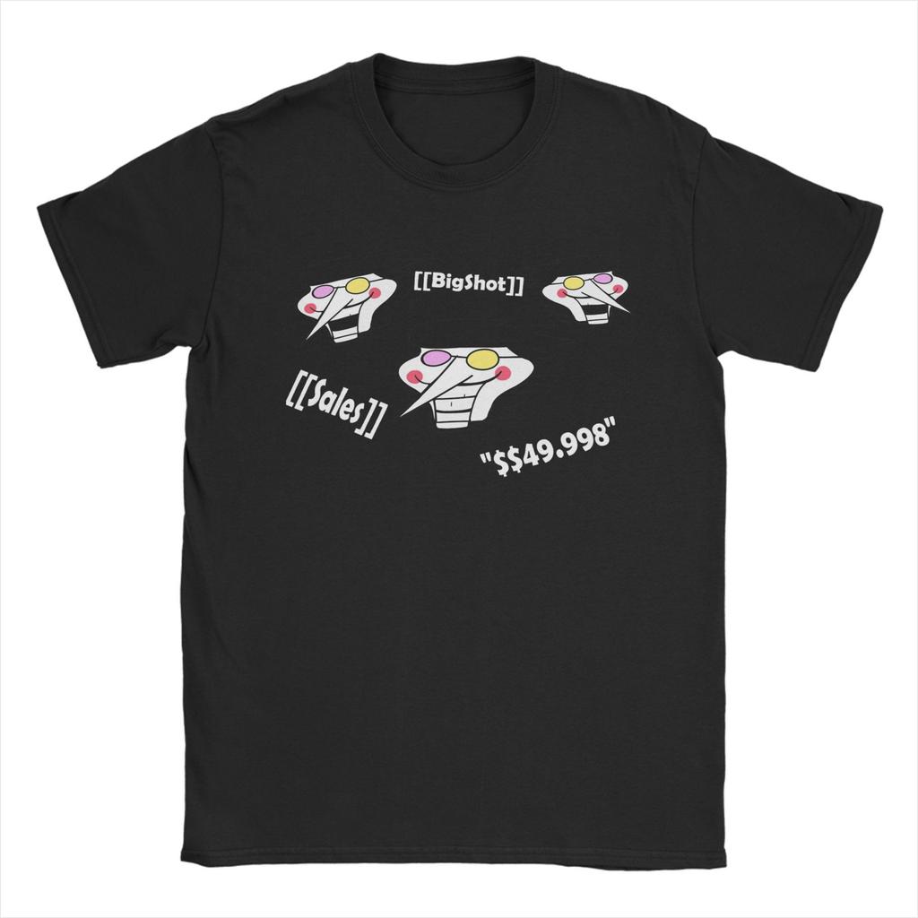 Men Women Spamton and Tenna Child of Divorce Deltarune Game T Shirt Cotton Graphic Printing Tee Shirts Clothing Outfits Tops