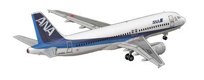 Пластиковая модель самолета Airbus A320 от Hasegawa ANA 32 1/200