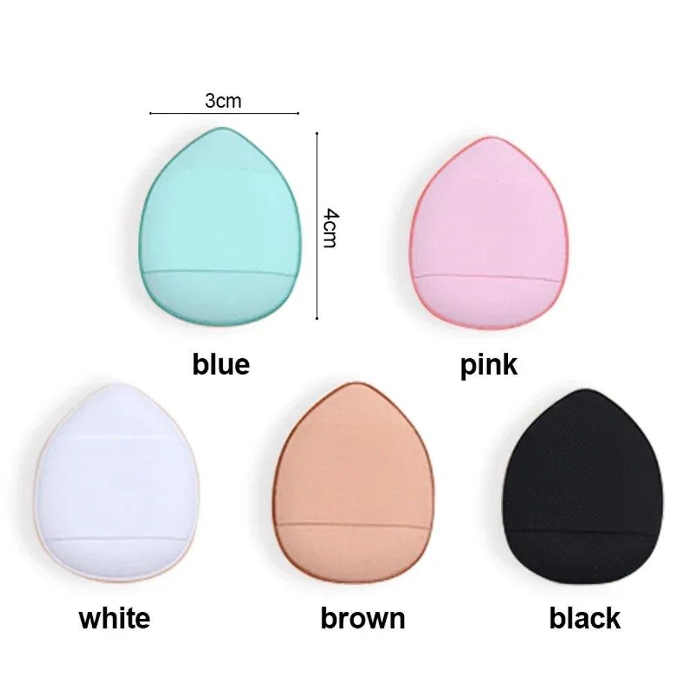 Мини-кушон Mini Finger Puff Foundation Small Air Cushion Powder Sponge Face 5 шт 10, 5 шт, 5 шт Зеленый