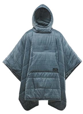 THERMAREST Outdoor Camping Hooded Poncho Blanket Honcho Poncho Blue Woven 200 x 142 см [Оригинальный японский продукт] 30254