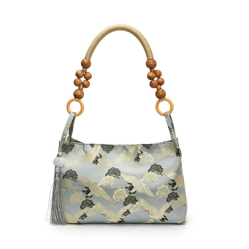 Новая женская ретро-сумка в китайском стиле, 2025, новая повседневная нишевая сумочка, модная простая наплечная сумка-подушка