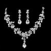 Bridal Necklace Tiara Three Piece Set Crown  Wedding Accessories  Jewelry