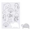 9 White Magnets To Decorate - Marine World