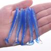 10/30/50Pcs Fishing Lures Soft Baits with T-Tail Vibrant Color Tear-Resistant Reusable Flexible Soft Artificial Lures Fake Baits