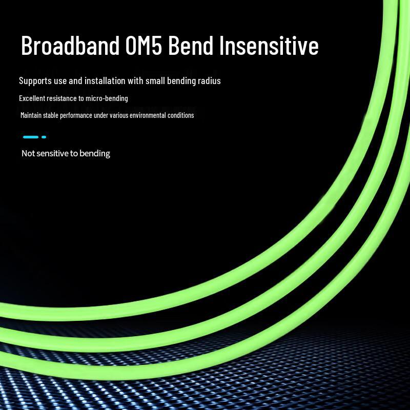 Baisende OM5 10 Gigabit Multimode LC-LC Fiber Optic Patch Cable