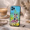 МИЛЫЙ Мультяшный Т-The L-Маленький Крот Чехол для Телефона Для iPhone17,16,15,14,13,12Plus,Pro Max,XS,5G Мягкий Силиконовый Черный Чехол