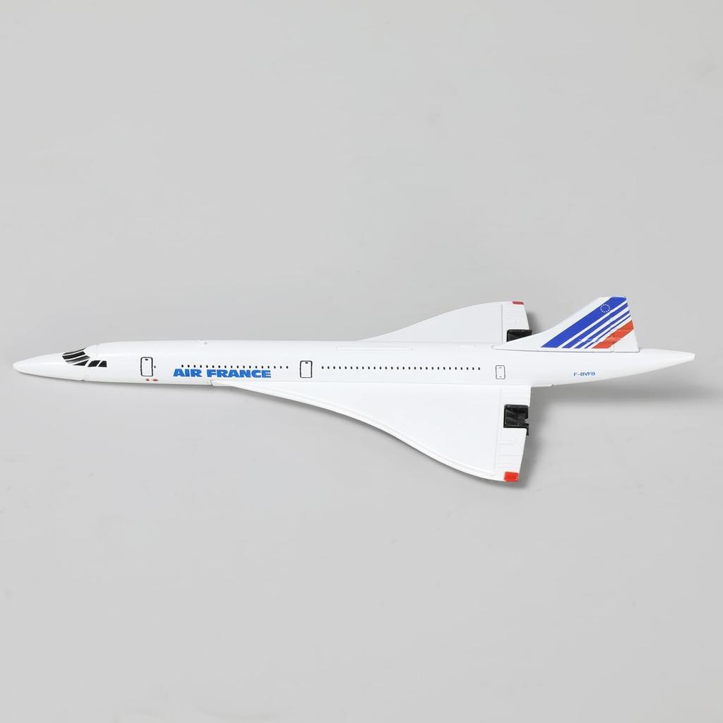 NUOTIE Concorde Air France Airplane Diecast Aircraft Model Metal Aircraft Model Display Model Collection or Gift 1/400 Model, Pre-Assembled Kit,