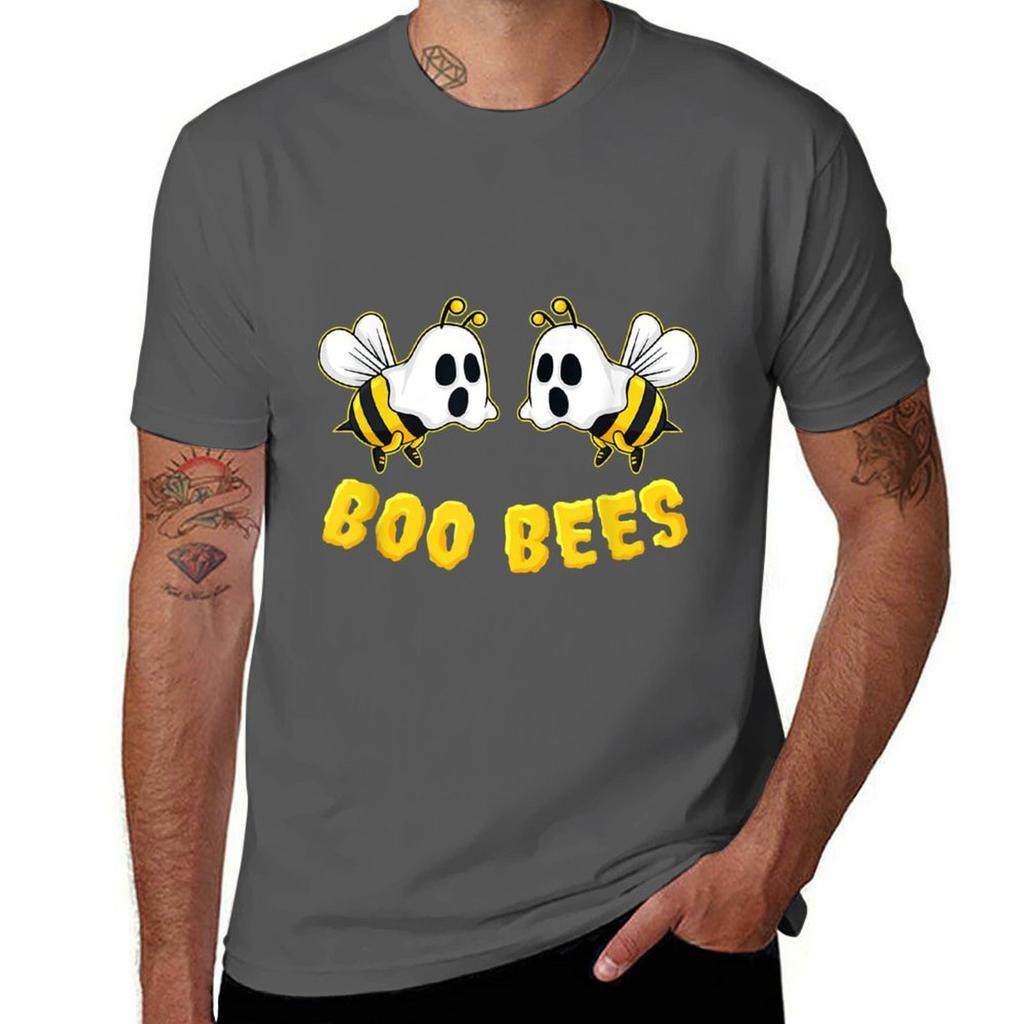 Boo Bees Медицинские Парные Хэллоуинские Футболки Антиперспирант Топ для Тренировок