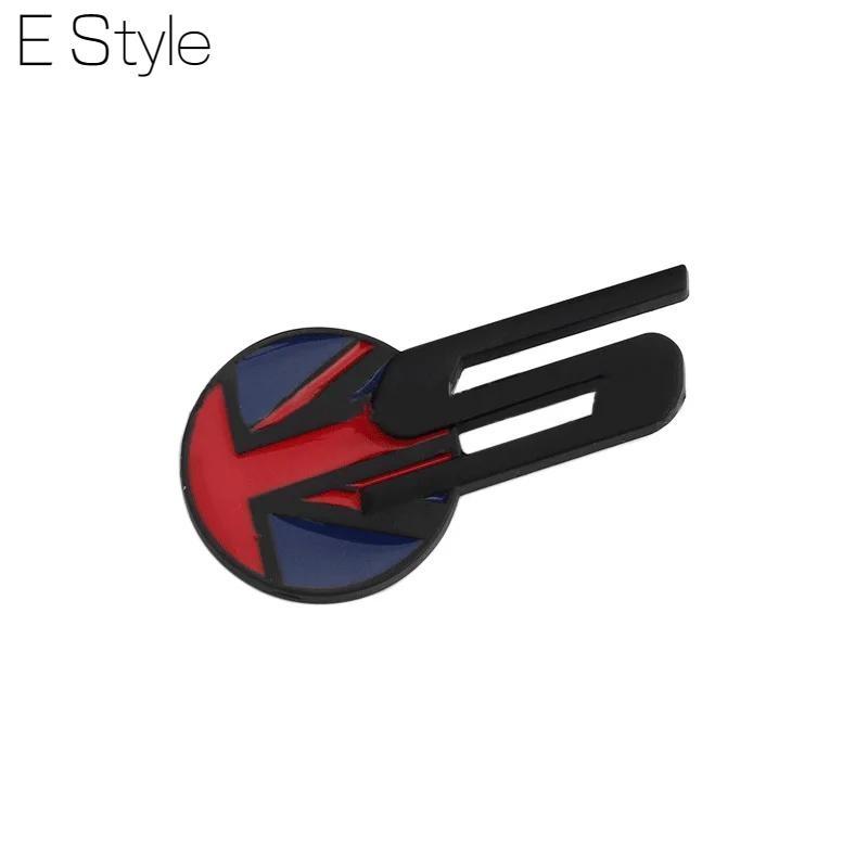 Эмблема на задний багажник автомобиля S Логотип Наклейка Украшения Наклейки Стильные аксессуары
