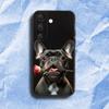 F-French B-BulldogS Dog Phone Case For Samsung S 25,24,23,22,30,21,10,9,Ultra,Plus,Lite,FE,4,5G Black Soft Case