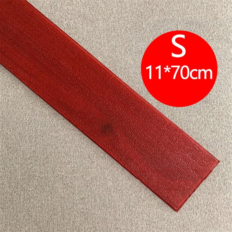 1шт пенопластовый настенный плинтус ПВХ 3D под дерево, наклейка на стену с талией, самоклеящаяся, противоударная