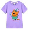 2026 НОВЫЙ Детская футболка Kid-e-cats Мальчики Девочки Дети мультфильм Одежда Футболки с коротким рукавом Модная уличная одежда Манга/Комикс Футболки Малыш Милая футболка