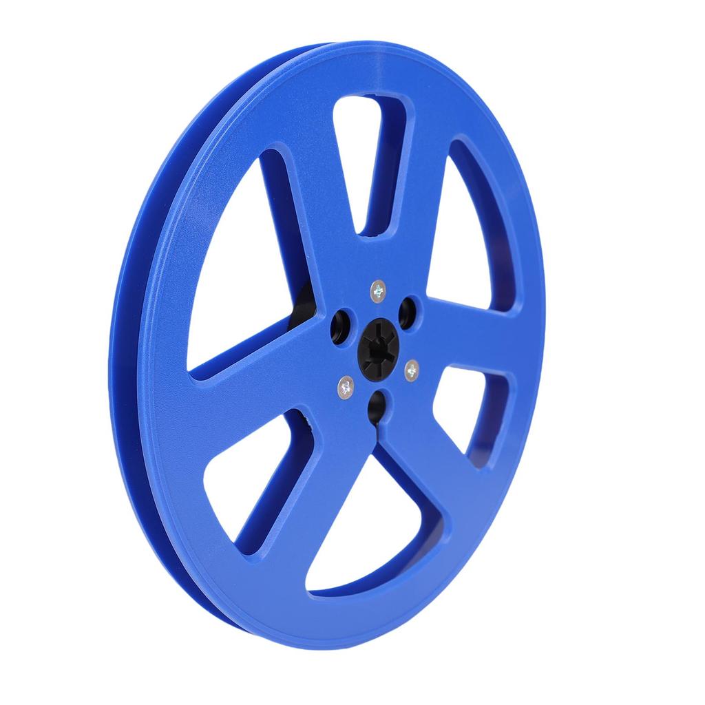 1 4 7 Inch Empty Tape Reel Fit for TEAC Reel To Reel ABS Universal Open Reel Sound Tape Empty Reel with 6 Holes Blue
