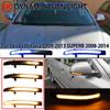 2 шт. для Skoda Octavia 2009-2013 SUPERB 2008-2014 динамический светодиодный указатель поворота, мигалка для зеркала, мигалка