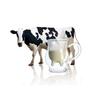 Creative Cow Double Layer Glass Creamer Cup 250ml Lovely Milk Jug Juice Tea Coffee Cup Clear Glass Mug Milk Frother Pitcher