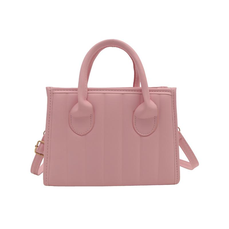 Маленькая квадратная сумка, модная сумка из фактурной искусственной кожи, женская сумка в иностранном стиле, сумка через плечо, простая сумка-мессенджер Tide