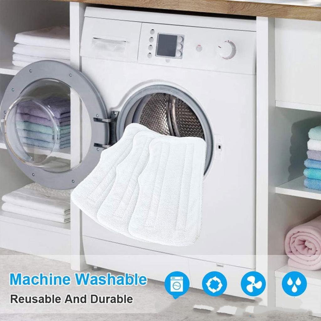 Набор из 4 сменных моющих насадок для паровой швабры, моющая насадка для паровой швабры для твердых полов