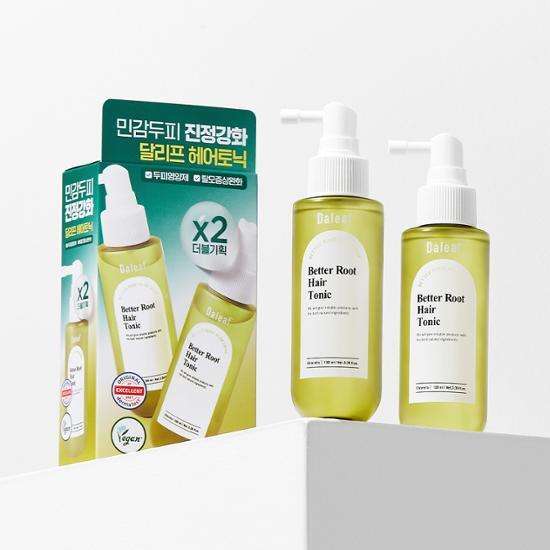 Daleaf Chlorella Hair Loss Symptom Relief Hair Tonic Double Plan (100ml+100ml)