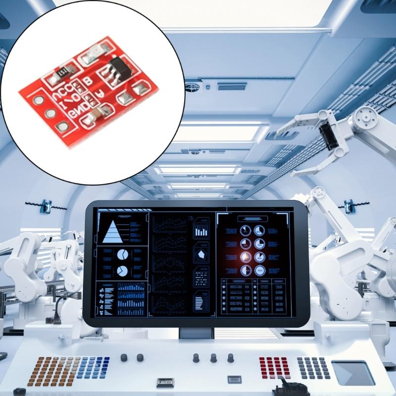 Miniature TTP223 Capacitive Touch Control Module Adjustable Sensitivity Potentiometer Compatible for Development Boards