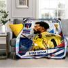 Vozin-ha  Football Stars Blanket Lightweight Ideal Bedding Blanket Perfect for Travel, Camping, Living Rooms, Offices, Sofas, Fan Christmas gift